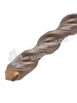 Бур по бетону Denzel двойная спираль, Cobalt W-tip, 16x460 мм, SDS PLUS