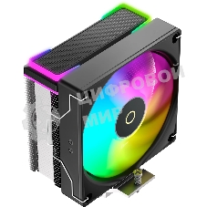 Кулер для процессора Ocypus Delta A40 SE BK ARGB, 120мм ARGB FAN, Top ARGB Panel, 4 HEAT PIPES, 4-PIN PWM, 800-1800 RPM, 31DBA, HYDRO BEARING, LGA115X/1200/1700/18XX, AM4/AM5