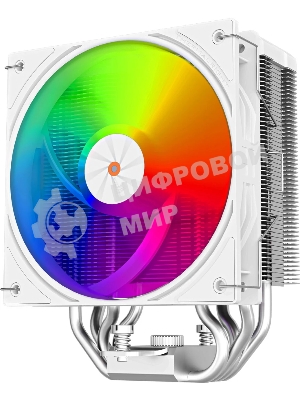 Кулер для процессора Thermalright Assassin X 120 R Digital ARGB White (4-pin PWM, 151mm, Al/Cu, 4x6mm, ARGB, 1x120mm, 70.84CFM, 29.8dBA, 2000RPM, S: 1851/1700/1200/115X, AM5/AM4, white)