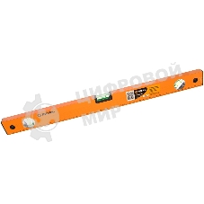 Уровень алюминиевый ВИХРЬ 600мм фрезерованный 3 глазка