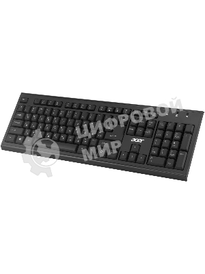 Комплект клавиатура+мышь Acer OKR120 беспроводной, USB, 1600 DPI, чёрный
