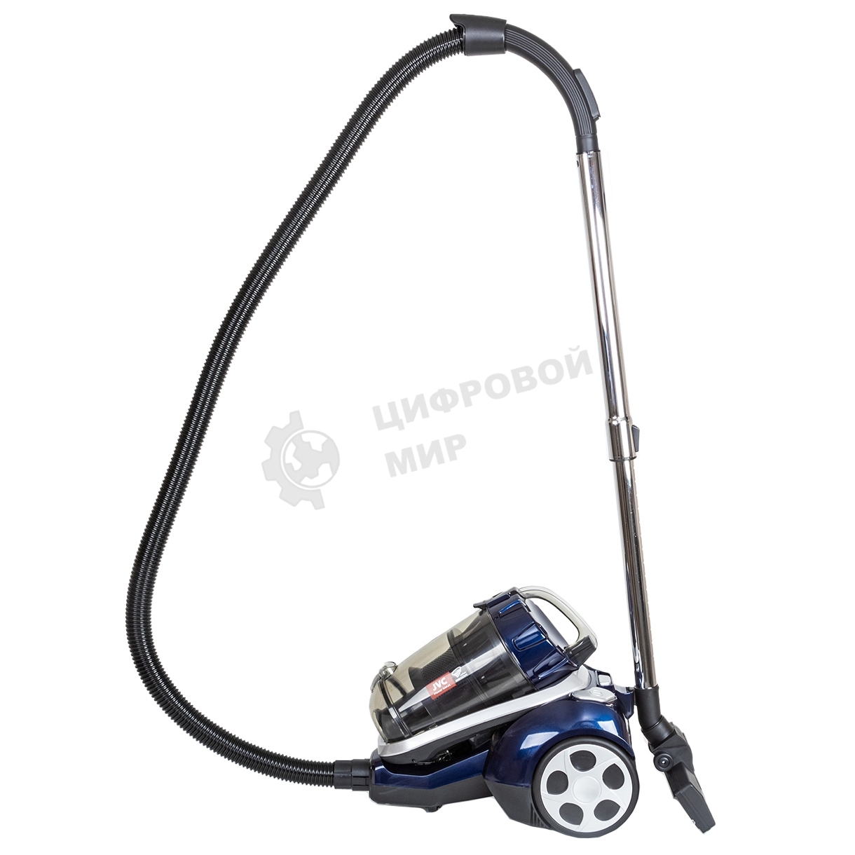 Пылесос JVC JH-VC410 синий/черный, 400/2200 Вт, уборка сухая, пылесборник контейнер 3 л