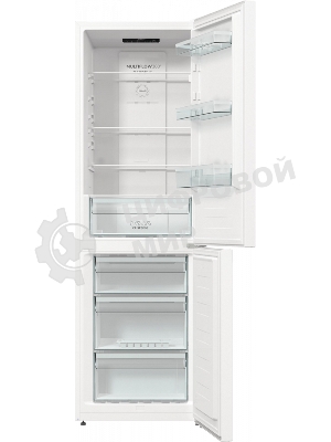 Холодильник Gorenje NRK619EEW4 белый двухкамерный 203/99л морозилка снизу, No Frost