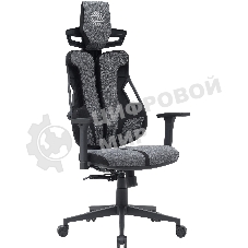 Кресло Cactus CS-CHR-DUO-GYBK серый, экокожа