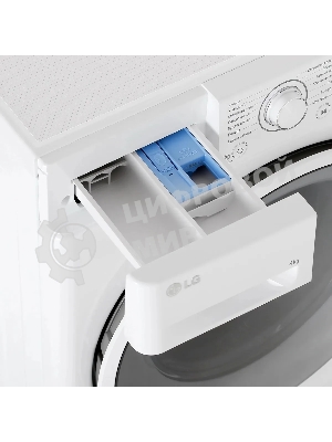 Стиральная машина LG F2J6TN0W 8кг, отжим: 1200об/мин, класс стирки: A, класс отжима: B, дисплей, защита от детей, белый