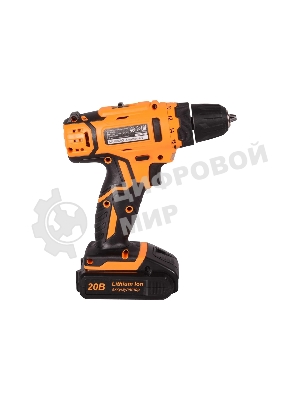 Дрель-шуруповерт Вихрь ДА-20Л-2К, 20 В, 2 Ач, 50 Нм, щеточный