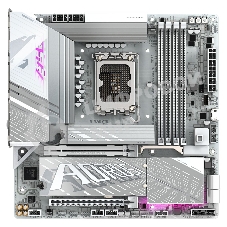 Материнская плата Gigabyte Z890M AORUS ELITE WIFI7 ICE, LGA 1851, Intel Z890, 4xDDR5, 4xSATA, 3xM.2, 1xPCIe 4.0 x4, 1xPCIe 5.0 x16, 1xDP, 1xUSB-C, 1x 2.5Gb LAN, 1xUSB-A 3.2 Gen 2, 4xUSB-A 3.2 Gen 1, 2x3.5 мм, TOSLINK, 7.1, 1xUSB4, mATX