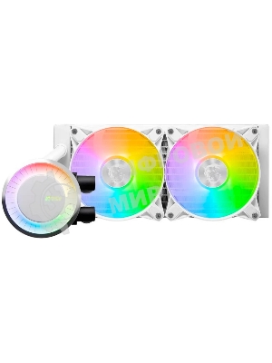 Система жидкостного охлаждения MSI MAG CORELIQUID E240 белый 120мм алюминий+медь 1800rpm 32.5db 4-pin 310W