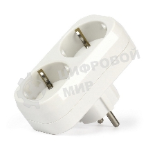 Разветвитель Smartbuy (SBE-16-A02-2z) 2 гнезда белый