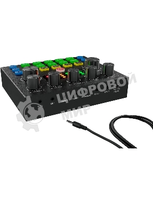 Микрофон проводной Оклик SM-600G 2.5м черный