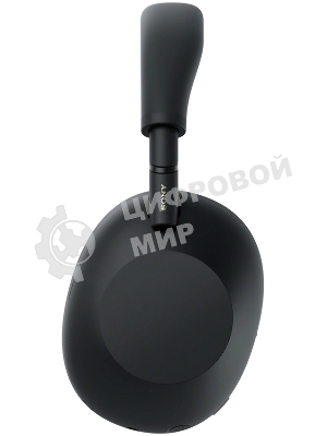 Беспроводные/проводные наушники Sony WH-1000XM6 черный, полноразмерные, Bluetooth + проводной, адаптивное активное шумоподавление, до 40 ч