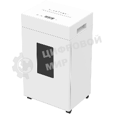 Шредер Cactus CS-SH-K9 белый (секр.P-4) перекрестный 15лист. 48лтр. скрепки скобы пл.карты