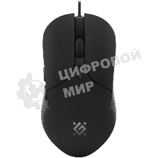 Мышь проводная Defender Oria GM-178 черный, 3600 dpi, USB, кнопки - 6