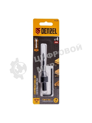 Сверло-зенкер под конфирмат Denzel 4 мм
