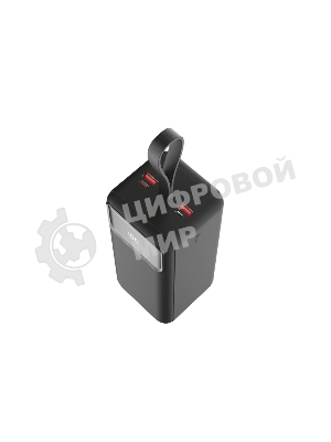 Портативный аккумулятор OLMIO M-50, 50000mAh, 22.5W, QuickCharge3.0/PowerDelivery, LCD, фонарик, черный