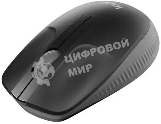 Мышь беспроводная Logitech M190 черный, 1000 dpi, радиоканал, USB, кнопки - 3