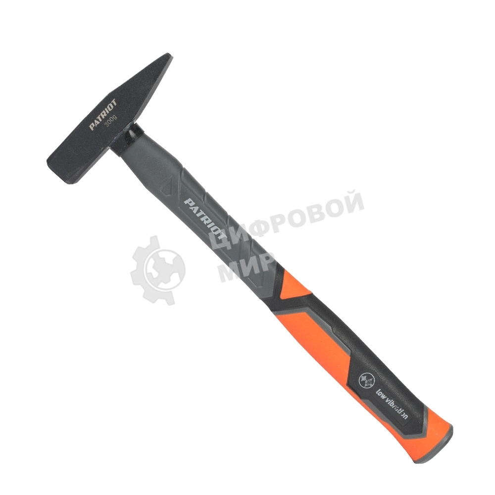 Молоток слесарный Patriot MHF-300 с фиберглассовой рукояткой, 300г