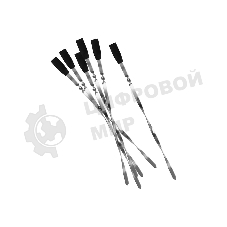 Шашлычница электрическая BQ BBQ1000 черный/стальной