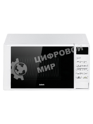 Микроволновая печь BBK 20MWS-728S/W белый/черный, 20 л, 700 Вт, переключатели - сенсор