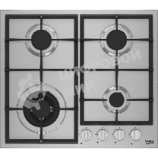 Встраиваемая газовая варочная поверхность Beko HIYG 64225 SXO нержавеющая сталь
