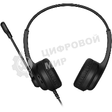 Гарнитура A4Tech HU-8 чёрный, проводная