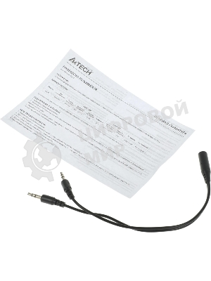 Гарнитура Bloody G220 чёрный, проводная, подсветка