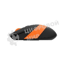 Комплект клавиатура+мышь A4Tech FStyler FG1010 беспроводной, USB, 2000 DPI, чёрный/оранжевый