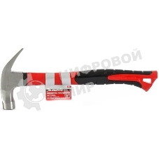 Молоток-гвоздодер Matrix ''optimal'' 450 г, боек c магнитом, фибергласовая обрезиненная рукоятка