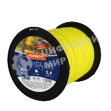 Леска Roundline D 2,4 мм L 400 м (круглая, желтая) 240-400-1