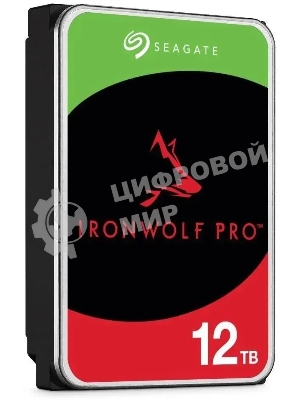 Жесткий диск Seagate SATA-III 12Tb ST12000NT001 NAS Ironwolf Pro 512E (7200rpm) 256Mb 3.5