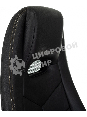 Кресло Бюрократ Zen/Black черный, кожа