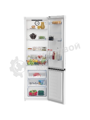 Холодильник Beko B3R0CNK402HW белый двухкамерный 257/100л морозилка снизу, No Frost