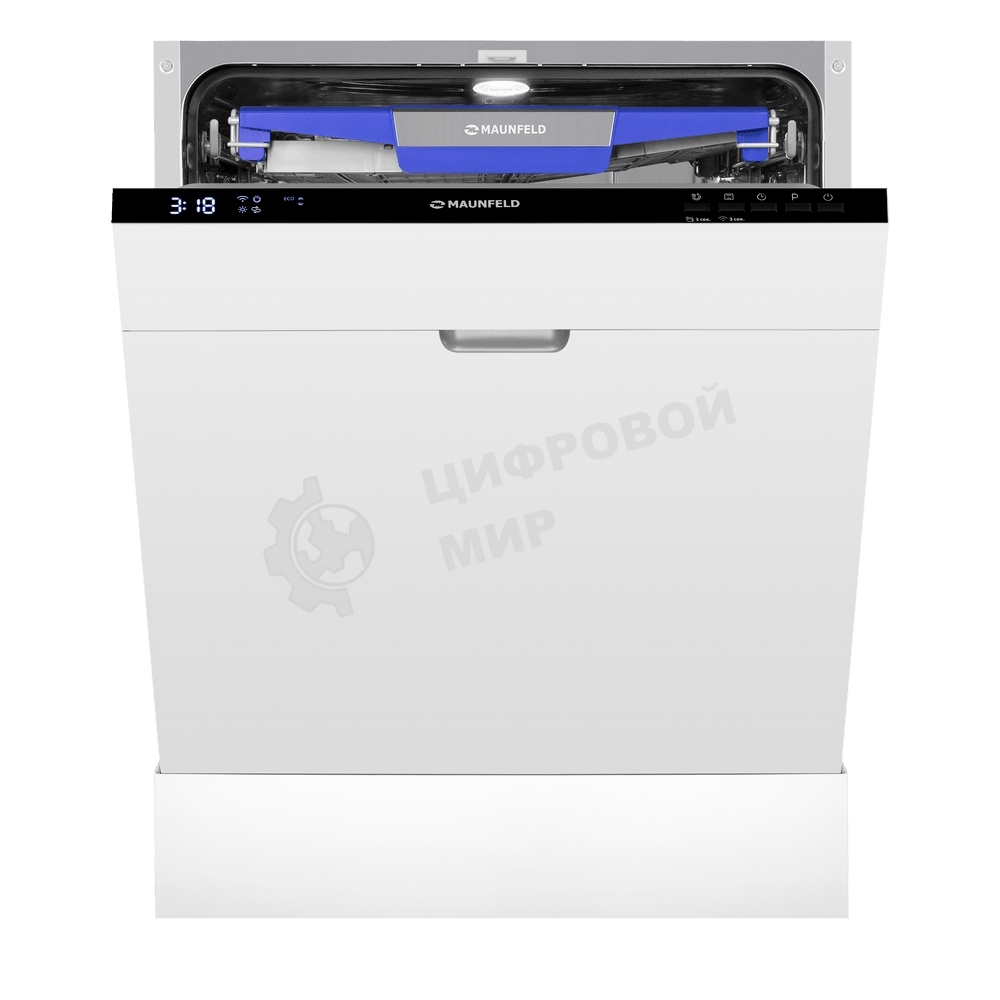 Посудомоечная машина Maunfeld MLP60230 Light Beam Inverter Wi-Fi, нержавеющая сталь, 59.5 см, 14 компл., 44 дБ, класс A+++