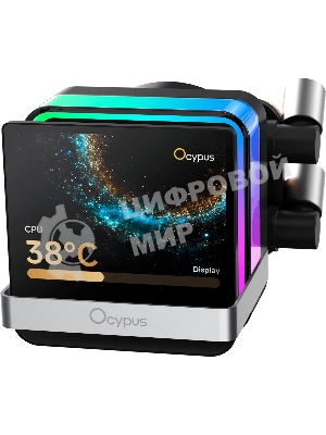 Система жидкостного охлаждения Ocypus Sigma L36 PRO BK IPS Display/черный/310W/All Intel/AMD AM*/Screws