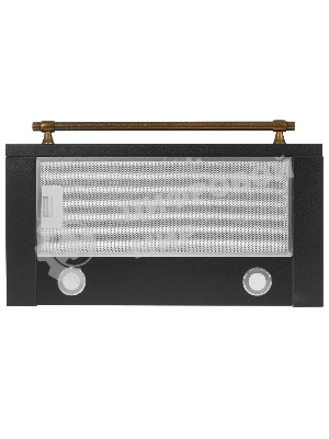 Вытяжка встраиваемая Korting KHP 6617 RN черный/бронзовый, 60 см, 650 куб. м/ч, 58 дБ