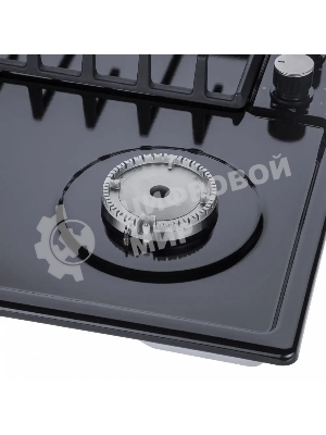 Газовая варочная панель Maunfeld EGHE.64.6CB/G, 4 конфорки, эмалированная сталь, черный