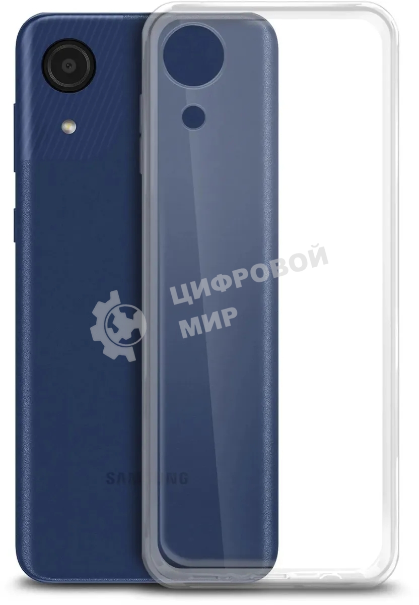 Чехол (клип-кейс) BoraSCO для Samsung Galaxy A03 Core прозрачный