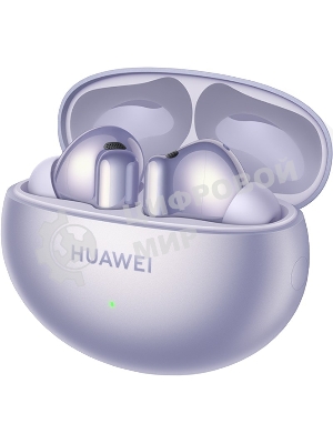 Наушники TWS Huawei FreeBuds 6i (Orca-T100) фиолетовый, внутриканальные, Bluetooth, активное шумоподавление, до 8 ч