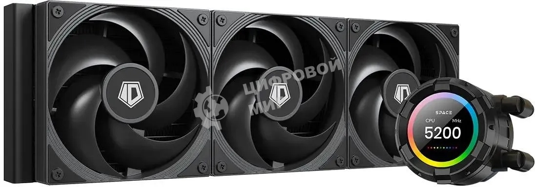 Система жидкостного охлаждения ID-Cooling SL360 PRO SE черный 120мм алюминий+медь 2000rpm 27.2db 4-pin 350W