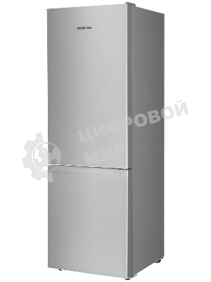 Холодильник Hyundai CC2051SL серебристый двухкамерный 129/64 л морозилка снизу, капельная система