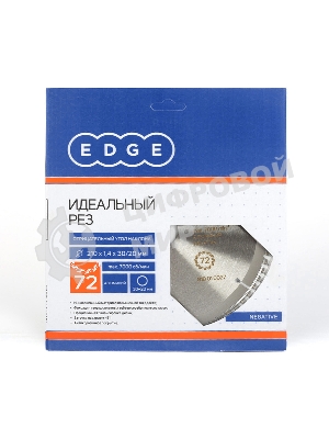 Диск EDGE by PATRIOT пильный по алюминию 210x72x30/20 negative