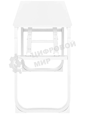 Стол офисный Defender Dise белый, 80x40 см, в65 см.