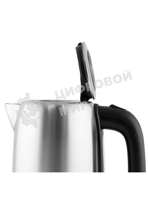 Чайник электрический BQ KT1821S черный/стальной, 2200 Вт, 1.7 л