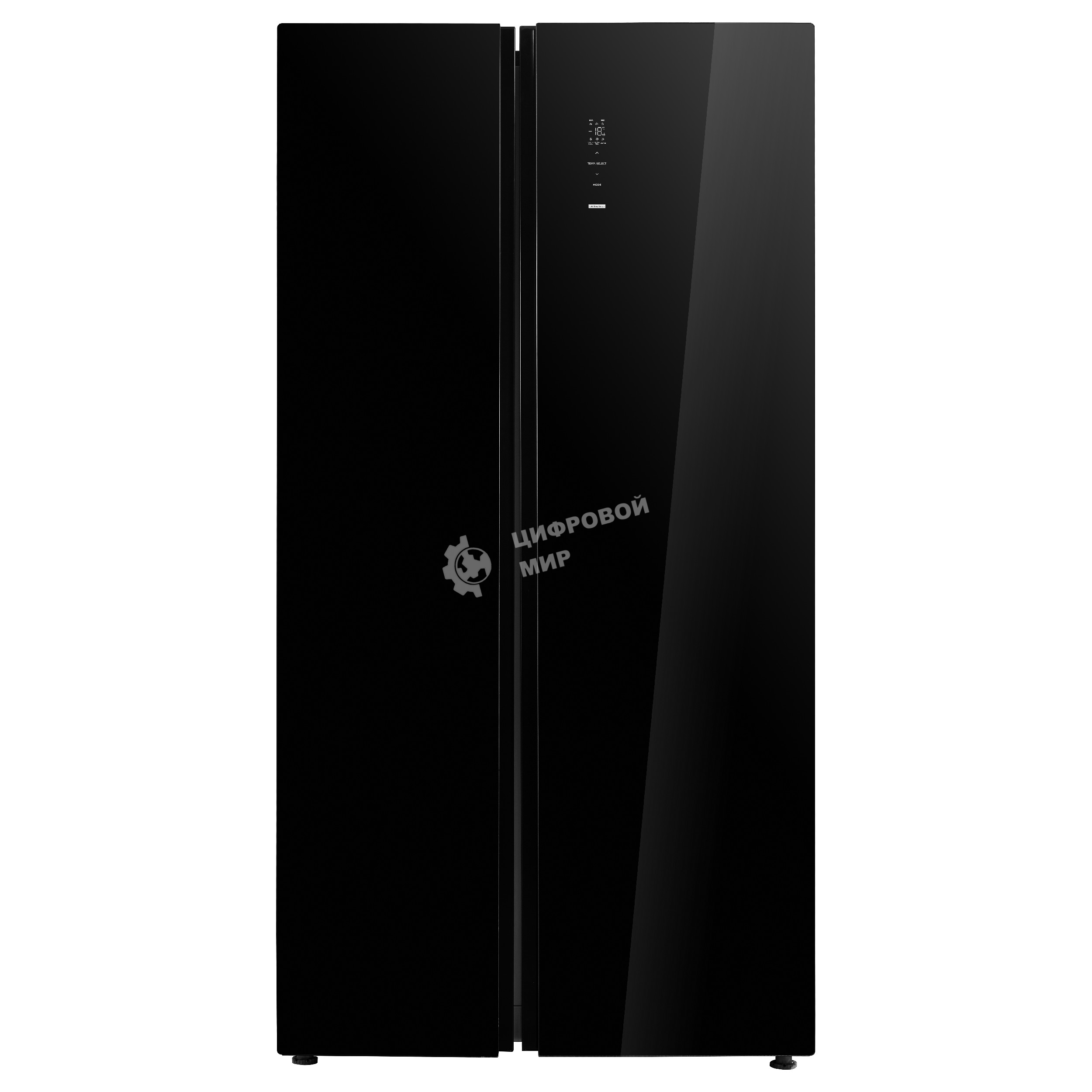 Холодильник Korting KNFS 91797 GN черный двухкамерный 335/175л морозилка сбоку, No Frost, Side by Side