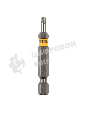 Набор бит Denzel TORX 10х50, сталь S2, шестигранный профиль, 10 шт.