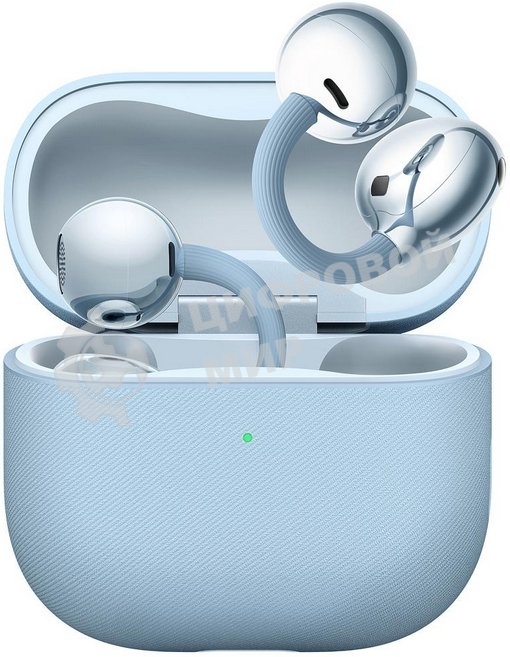 Наушники TWS Huawei FreeClip 2 синий, открытые (клипсы), Bluetooth, быстрая зарядка, до 8 ч