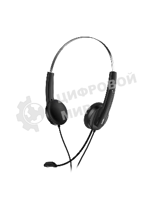 Гарнитура Genius HS-220U черный, проводная