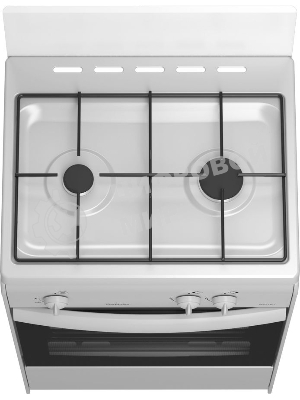 Плита газовая Darina 1AS GM 521 001 W белый/черный, конфорок 2 шт, духовка 45 л, 50 см x 85 см x 41 см