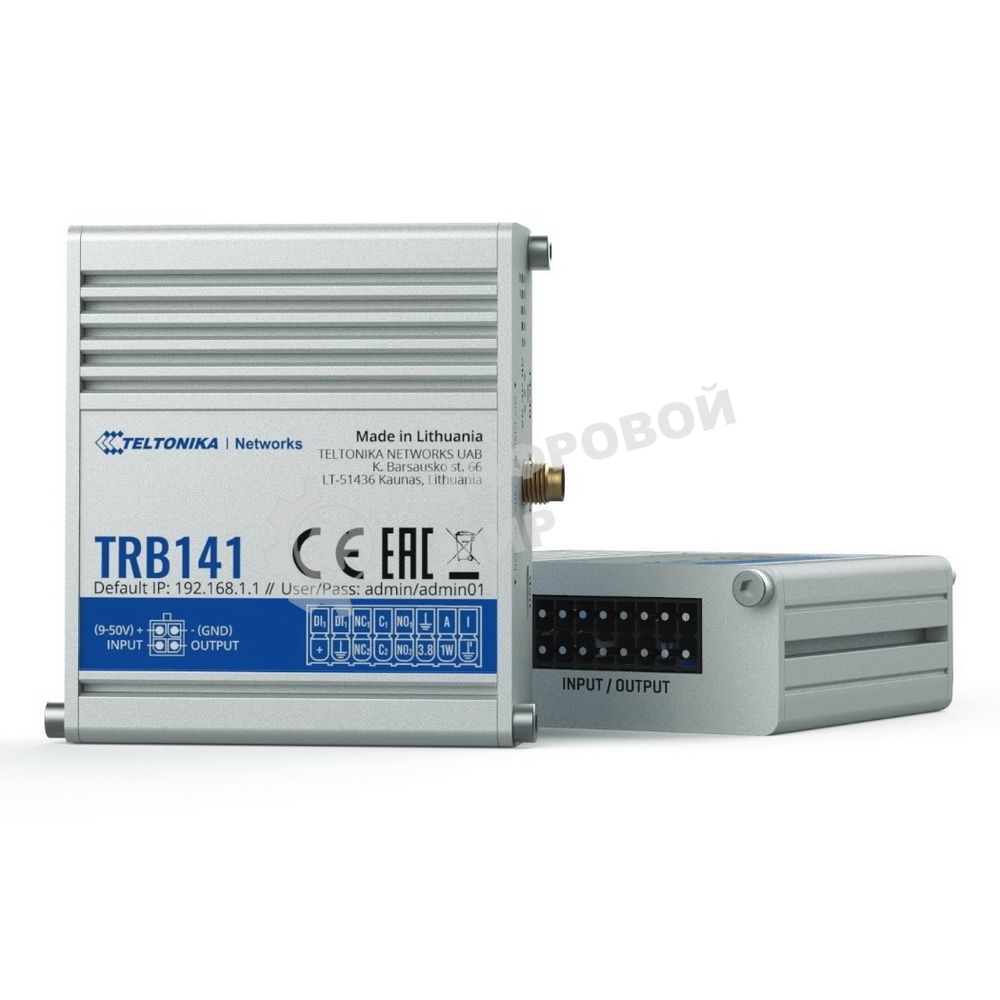 Промышленный LTE шлюз Teltonika TRB141 industrial rugged GPIO LTE gateway 4G (LTE) cat1/3G/digital i/o