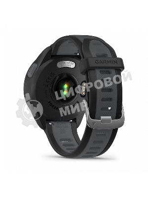 Смарт-часы Garmin Forerunner 165 черный, серый ремешок 43мм